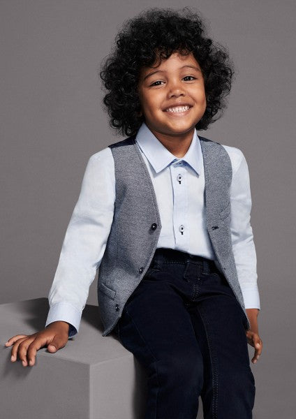 S.Oliver Boy's Grey Sleeveless Double Face Vest |S.Oliver in Lebanon