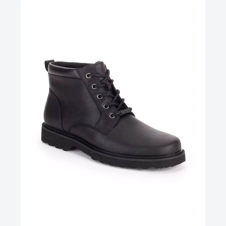 Rockport Men's Black Northfield Plain Toe Waterproof Boots