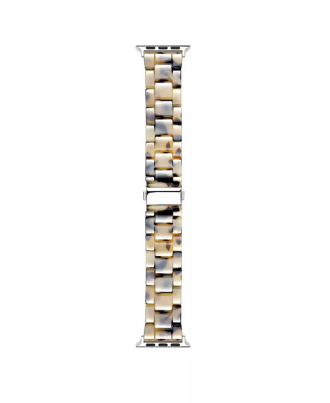 Posh Tech Women's Claire Light Natural Tortoise Resin Link Band for Apple Watch |Posh Tech In Lebanon