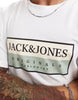 Jack & Jones Men's White Oversized With Front Logo T-Shirt | Jack & Jones In Lebanon