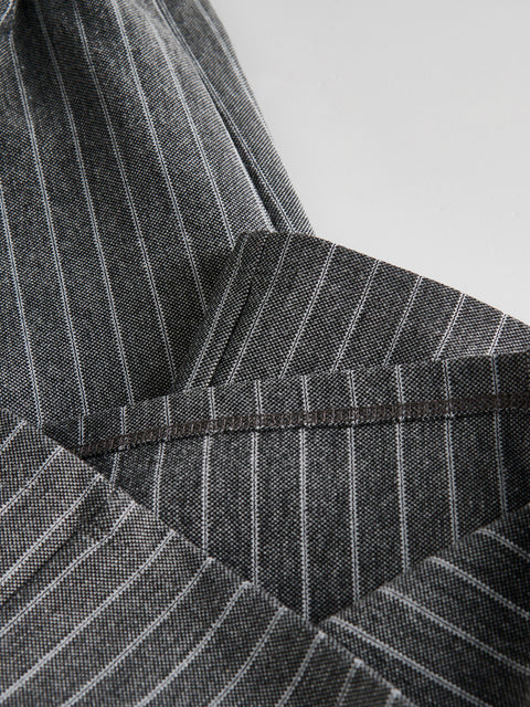 Reserved Girl's Grey Stripe Wide Leg Trousers | Reserved In Lebanon