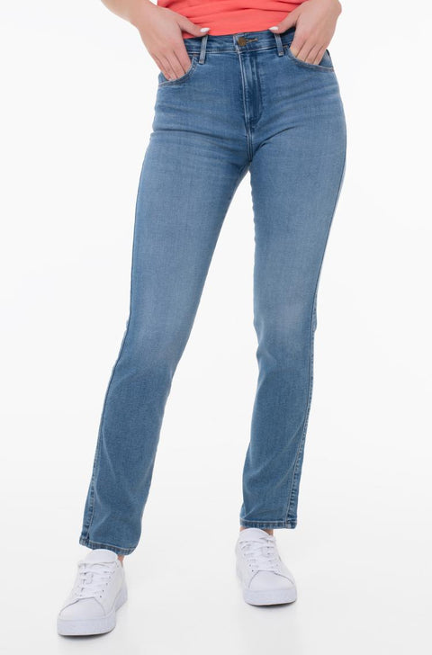 Wrangler Women's Blue Slim 610 High Rise Jeans | Wrangler In Lebanon