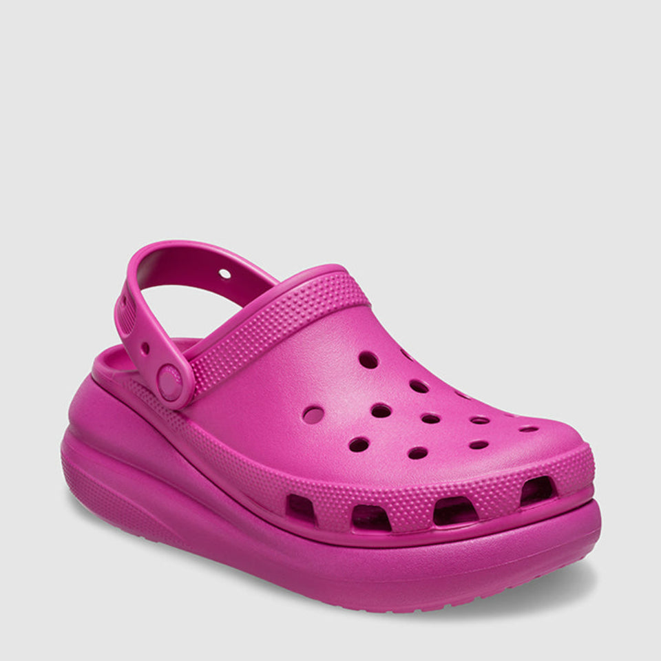 Crocs Women's Pink Classic Crush Lifestyle Slippers