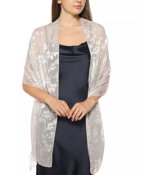 I.N.C. International Concepts
 Women's Silver Floral Evening Wrap Scarf | I.N.C. International Concepts in Lebanon