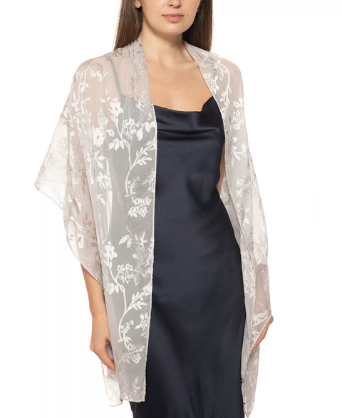 I.N.C. International Concepts
 Women's Silver Floral Evening Wrap Scarf | I.N.C. International Concepts in Lebanon