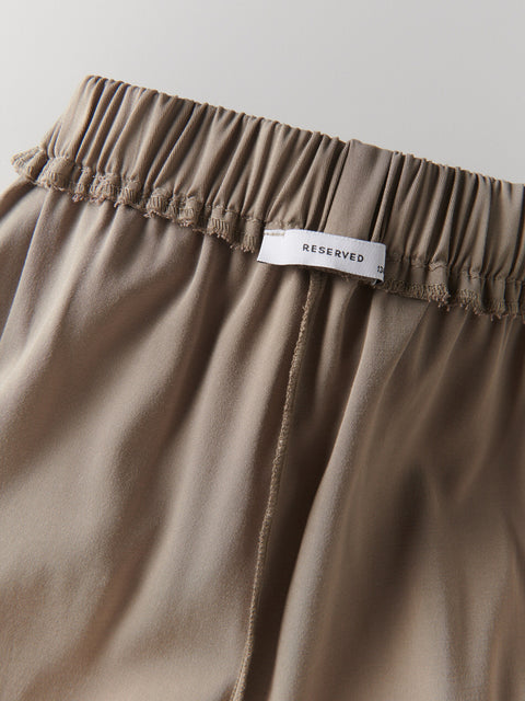 Reserved Girl's Khaki Green Elastic Waist Cargo | Reserved In Lebanon