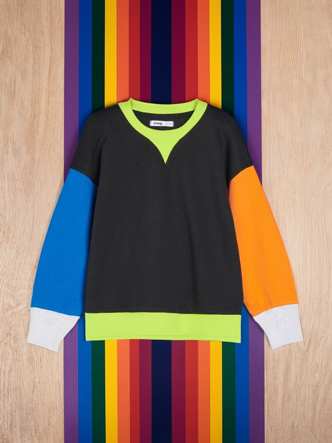 Sinsay Boy's Black/Multi long sleeves with ribbed cuffs  Sweatshirt |Sinsay  in Lebanon