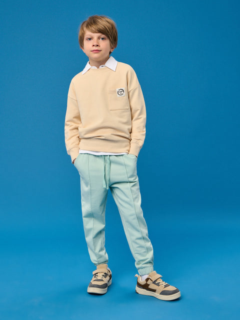 Sinsay Boy's Mint Green Loose Fit Jogger Pant | Sinsay In Lebanon