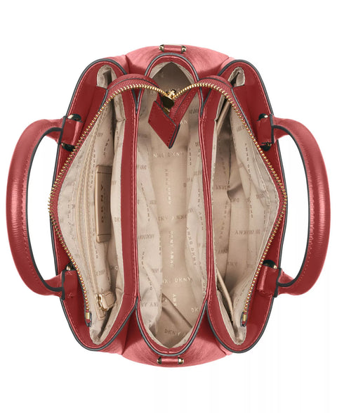 Dkny Women's Red  Paige Medium Satchel With Convertible Strap Crossbody Bag  |  Dkny  In Lebanon