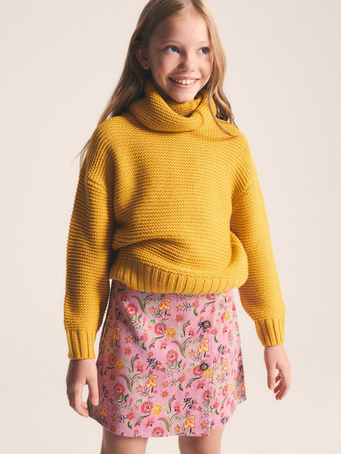 Reserved Girl's Light Purple Floral Skirt | Reserved In Lebanon