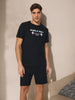 Sinsay Men's Black Muscle Body Graphic T-Shirt and Shorts Set | Sinsay in Lebanon