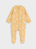 AYA Sinsay baby Boy's beige duck printed-green 2 pack overall