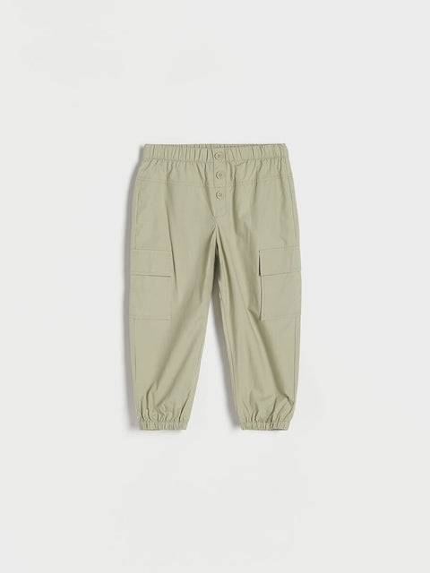 Reserved Baby Girl's Khaki Cargo Joggers | Reserved In Lebanon