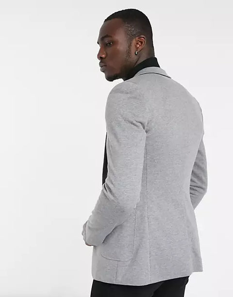 Asos Design Men's Gray Blazer ANF1653