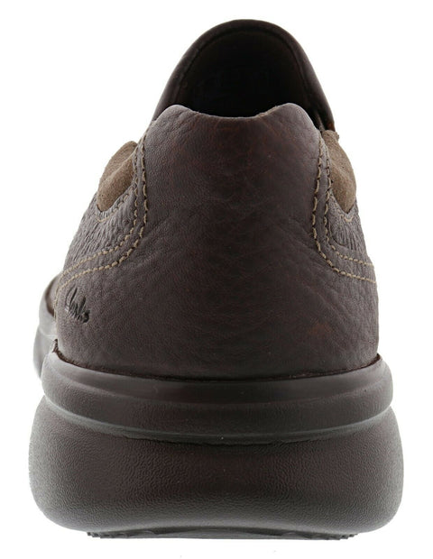 Clarks Men's Dark Brown Step Leather Casual Shoes | Clarks in Lebanon