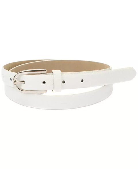 I.N.C. International Concepts Women's Back & White Pack Of 2 Snake & Solid Belt | I.N.C. International Concepts In Lebanon
