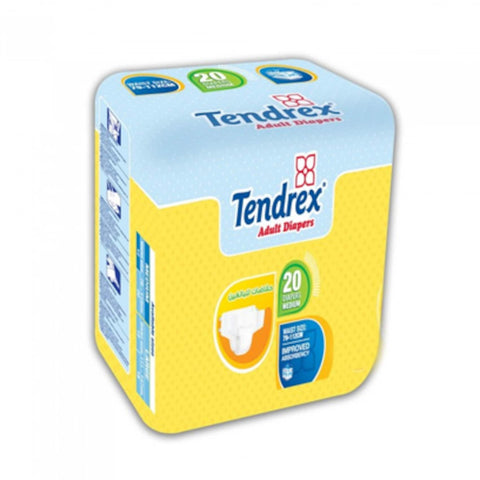 Tendrex Adult Diapers Medium 20 Count