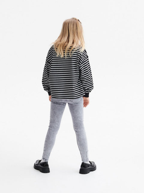 Reserved Girl's Grey Skinny Elastic Jeans | Reserved In Lebanon