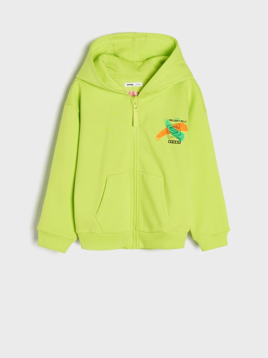 Sinsay Boy's Lime Green Hooded Jacket | Sinsay In Lebanon