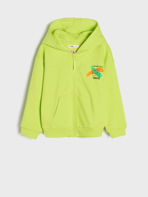 Sinsay Boy's Lime Green Hooded Jacket | Sinsay In Lebanon