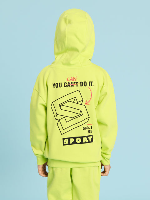 Sinsay Boy's Lime Green Hooded Jacket | Sinsay In Lebanon