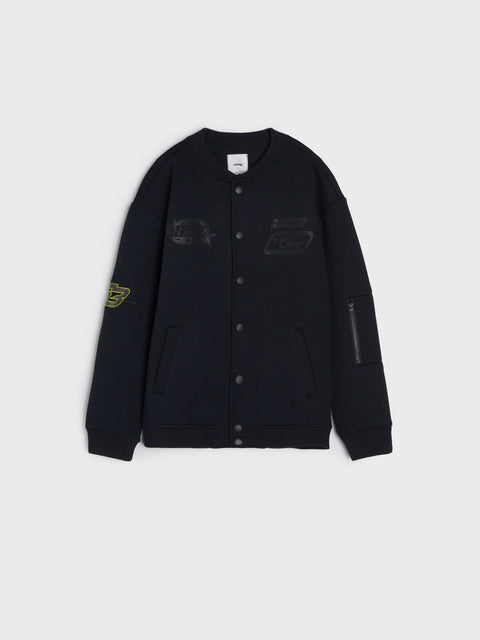 Sinsay Boy's Black Baseball Jacket | Sinsay In Lebanon