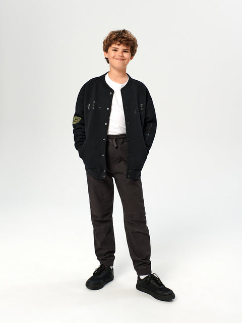 Sinsay Boy's Black Baseball Jacket | Sinsay In Lebanon