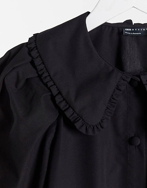 ASOS  Design Women's Black Shirt 101098607  AMF1993 shr