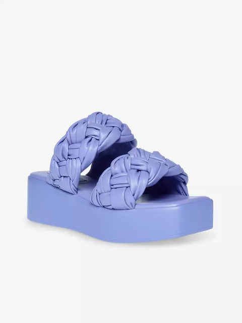 Steve Madden Women's Periwinkle Synthetic Slippers | Steve Madden In Lebanon