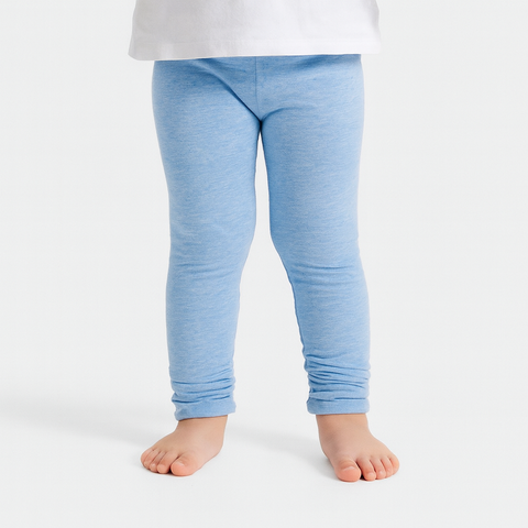 Reserved Girl's Blue Leggings With Drawstring | Reserved In Lebanon