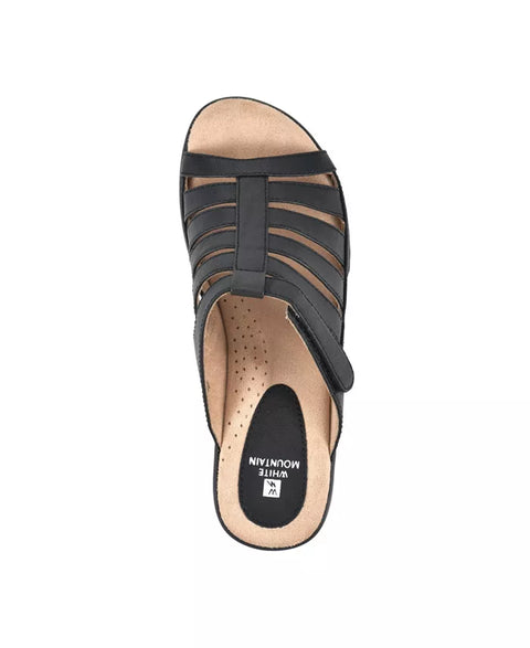 White Mountain Women's Black Valencia Slip-on Clog Sandals | White Mountain In Lebanon