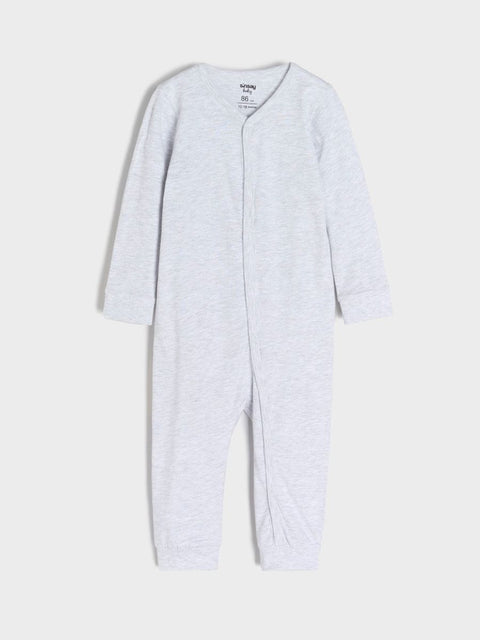 Sinsay Baby Boy's Cream & Light Grey Pack Of 2 Rabbit Printed Overalls | Sinsay In Lebanon