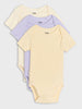 Sinsay Girl's 3-Pack Bodysuit LILAC & Cream AYA