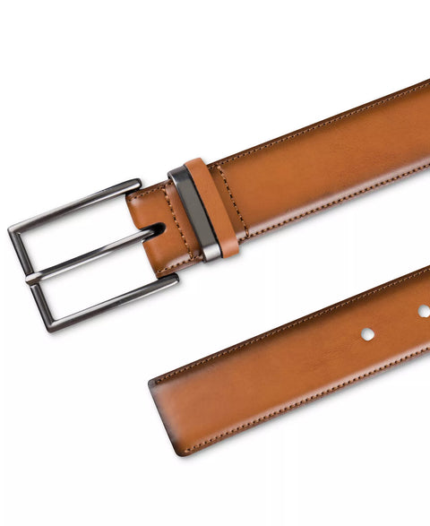 Alfani  Men's Brown Burnished Edge and Metal Loop Belt |Alfani  in Lebanon