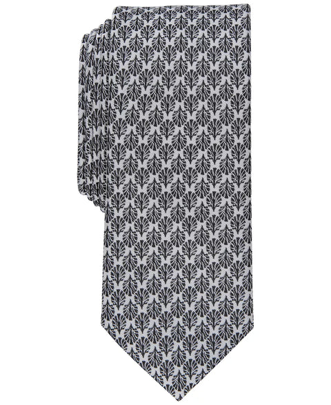 Bar III Mens Slim Conroy Botanical Ti Black OS ABL115 SHR