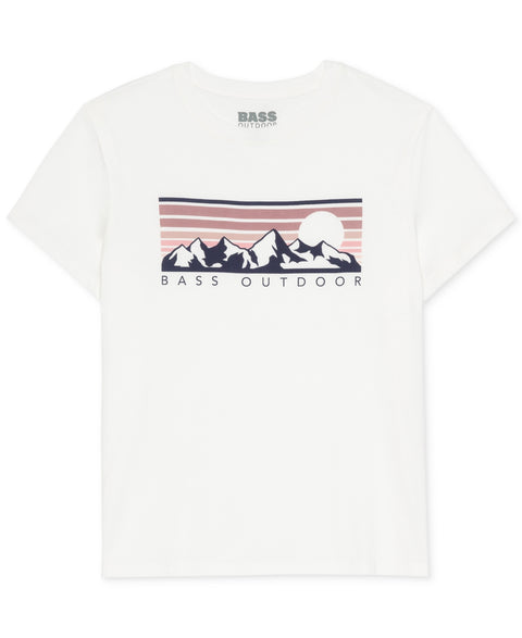 Bass Outdoor Women's White T-Shirt ABF987 shr