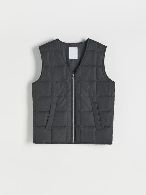 Reserved Men's Black Puffer Quilted Vest | Reserved In Lebanon