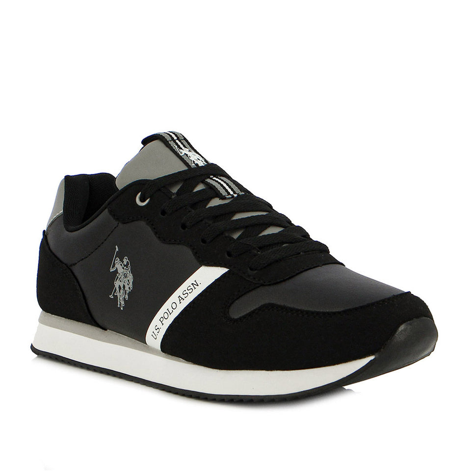 U.S. Polo Assn. Men's Black Nobil Sneakers