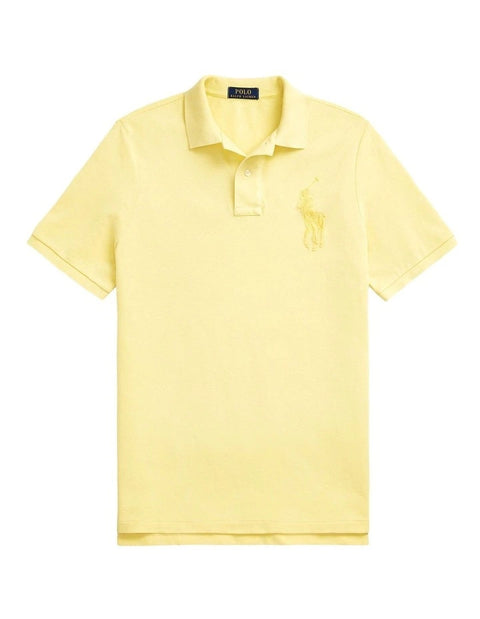 Polo Ralph Lauren Men's Yellow Custom Slim Fit Polo T-Shirt | Polo Ralph Lauren In Lebanon