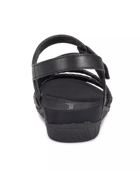 Baretraps Women's Black Jalen Asymmetrical Flat Sandals | Baretraps In Lebanon