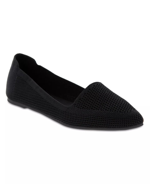 Mia Women's Black Corrine Ballet Knit Flats |  Mia In Lebanon