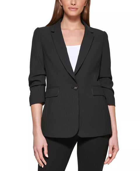 DKNY Women's Black Petite Madison Blazer | DKNY In Lebanon