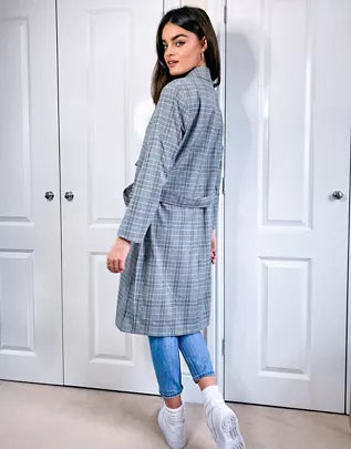 ASOS DESIGN Women's Gray Coat ANF1794