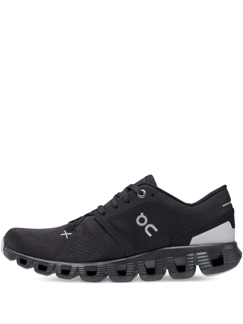 On Cloud Men's Black X3 Lace Up Sneakers |On Cloud In Lebanon