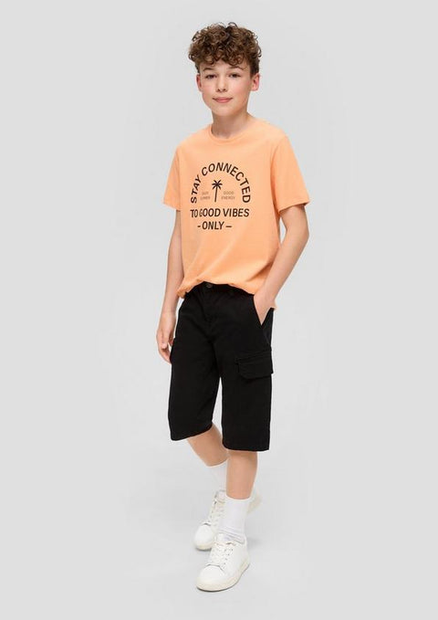 S.Oliver Boy's Black Regular Shorts | S.Oliver in Lebanon