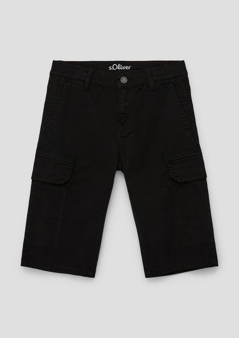 S.Oliver Boy's Black Regular Shorts | S.Oliver in Lebanon