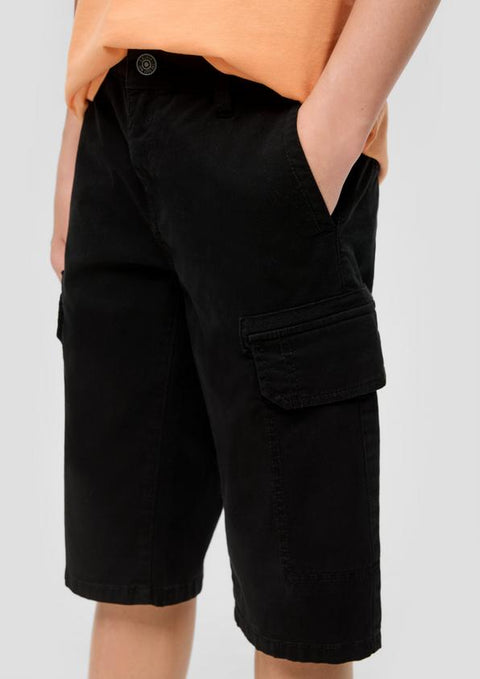 S.Oliver Boy's Black Regular Shorts | S.Oliver in Lebanon