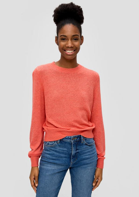 S.Oliver Girl's Coral Long-Sleeve Sweatshirt |S.Oliver in Lebanon