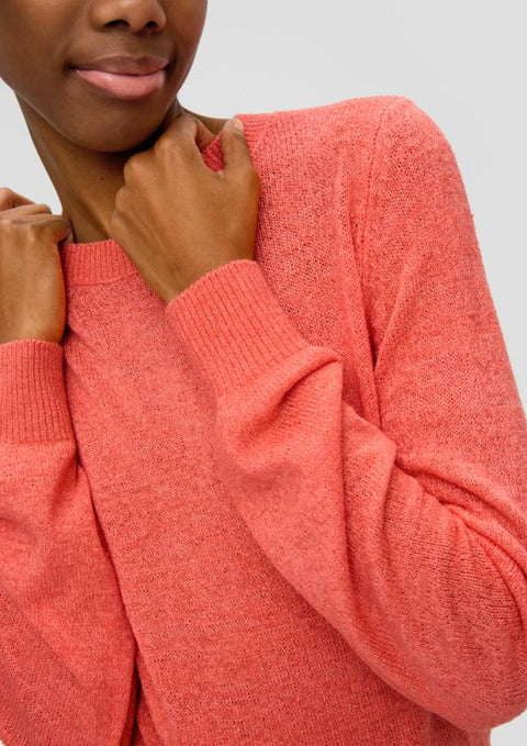 S.Oliver Girl's Coral Long-Sleeve Sweatshirt |S.Oliver in Lebanon