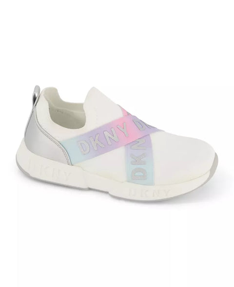 DKNY Women's White Multi Slip On Sneakers |DKNY In Lebanon